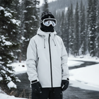 Lightweight Ski Jacket - Unisex for Snowboard & Outdoor-Frozenoir-Gray-s-