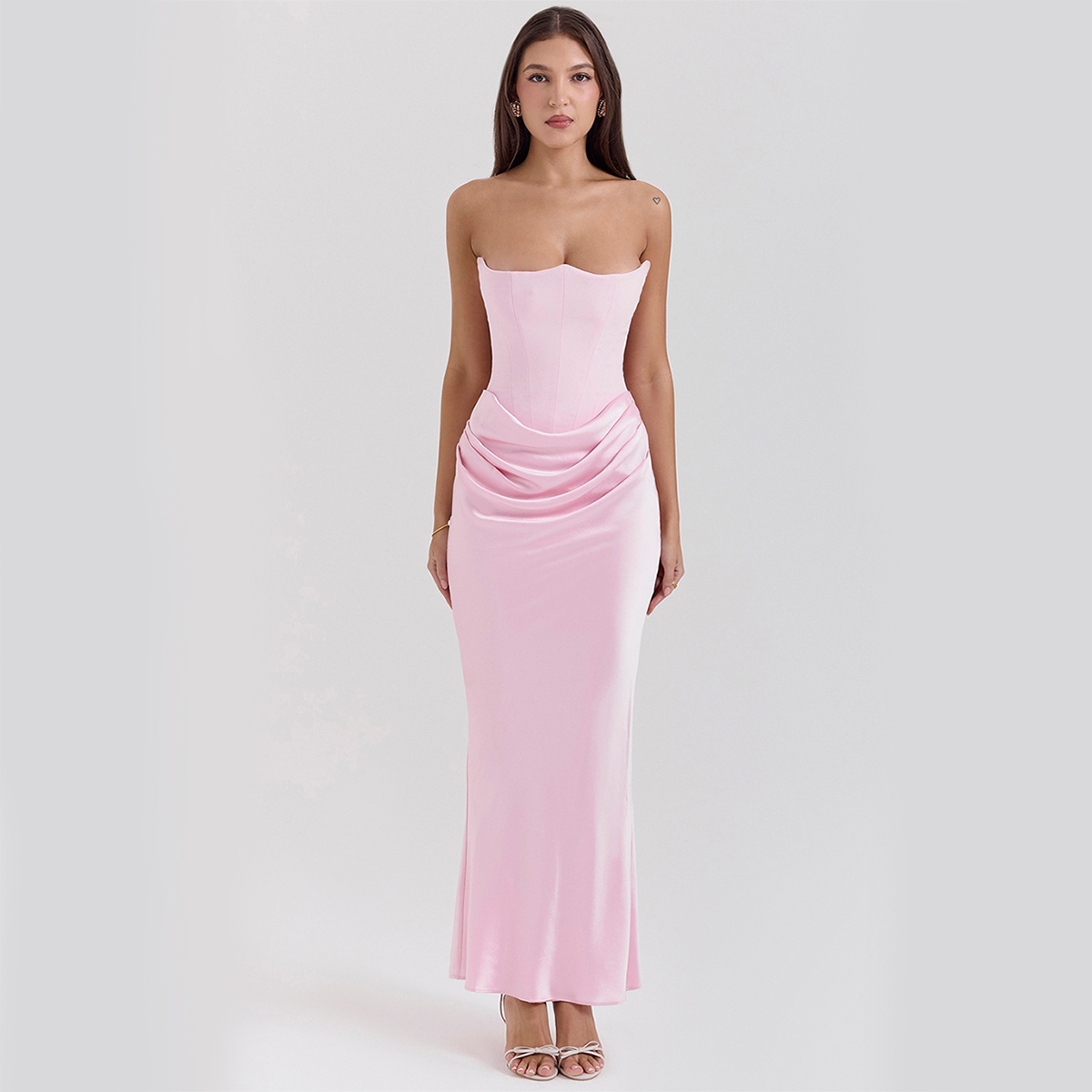FN-012: Moonveil Strapless Dress