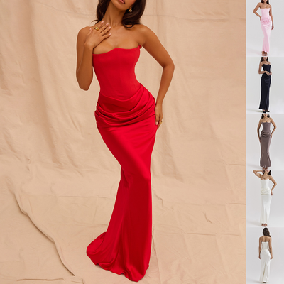 FN-012: Moonveil Strapless Dress