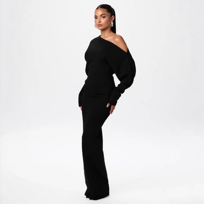 FN-013: Silhouette Long Sleeve Dress