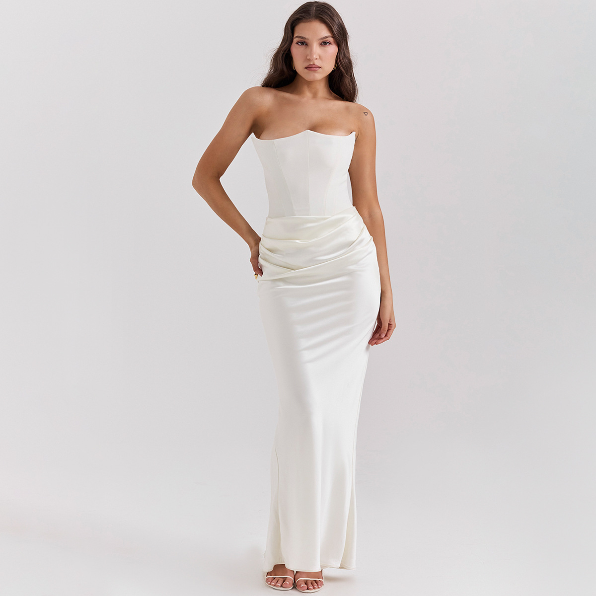 FN-012: Moonveil Strapless Dress