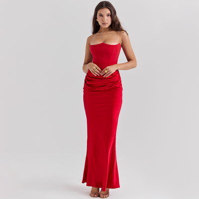 FN-012: Moonveil Strapless Dress