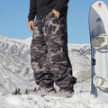 Camouflage Baggy Snowboard Pants Men - Wide Ski Pants for Winter Sports
