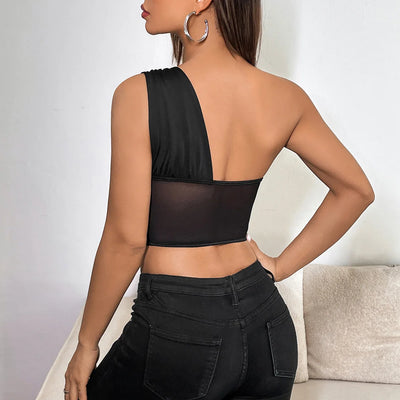 FN-018: Noir Crystal Corset