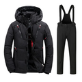 Men's Ski Suit - Insulated Ski Jacket & Pants Set-Frozenoir-Black-m-