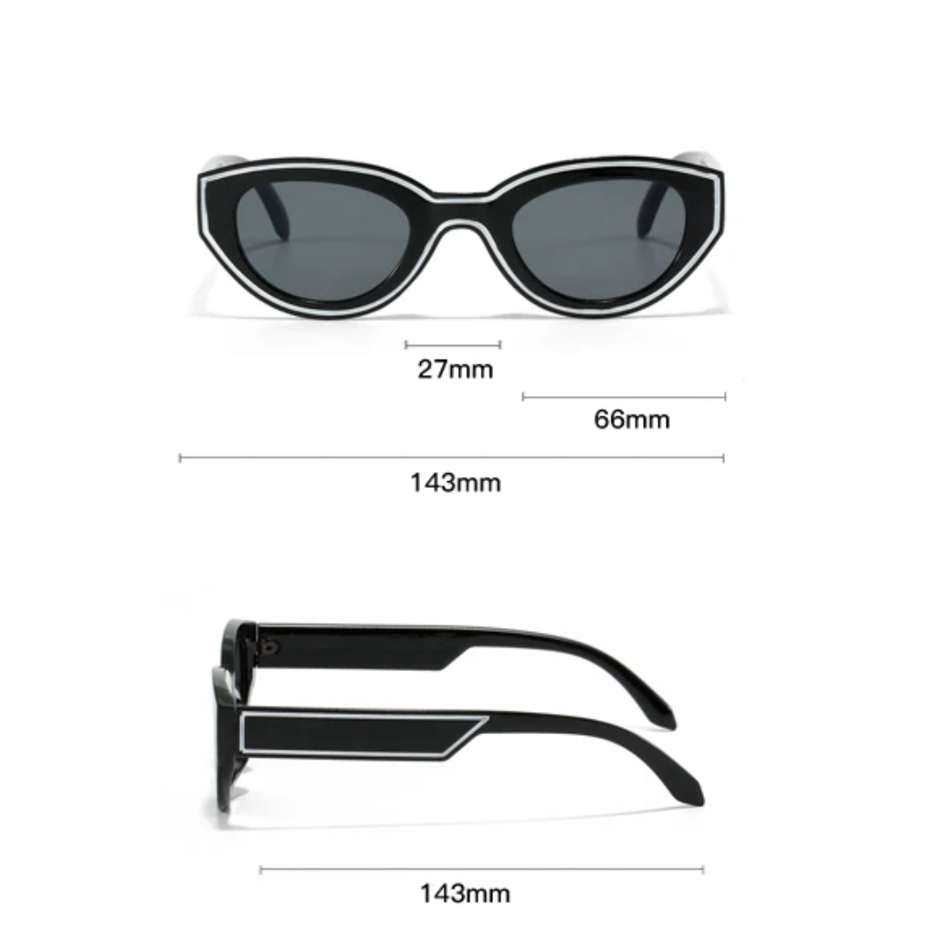 Retro Sunglasses for Women - Vintage Glasses in 90s Style