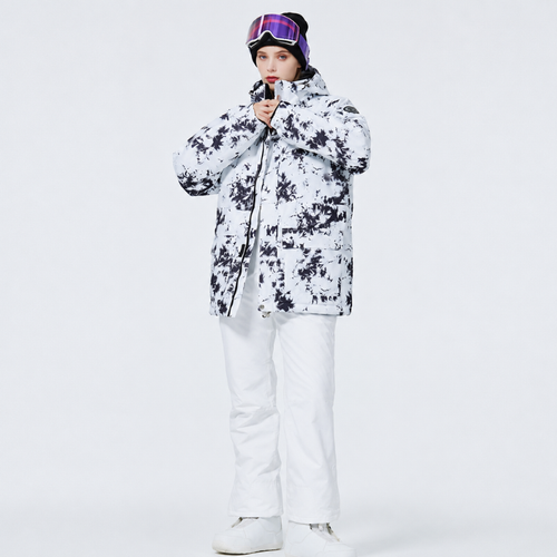 Women's Black Ski Suit - Warm & Waterproof for Winter
